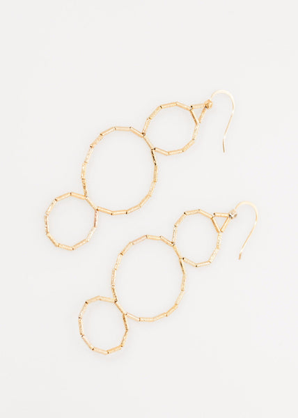 Triple Hoop Earring